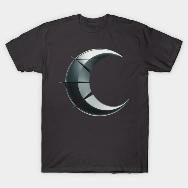 Cool geometric crescent moon T-Shirt by Spaceboyishere